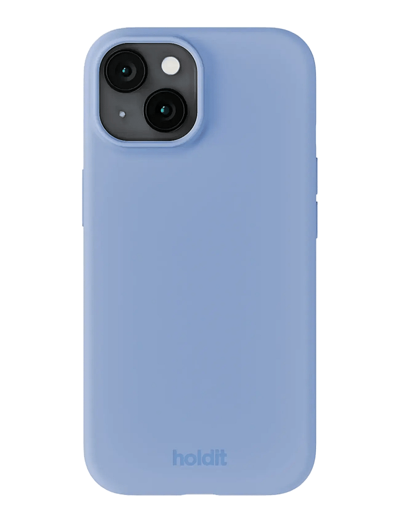 Holdit - Silicone Case iPhone 15 - mobilskal - soft cobalt - 0