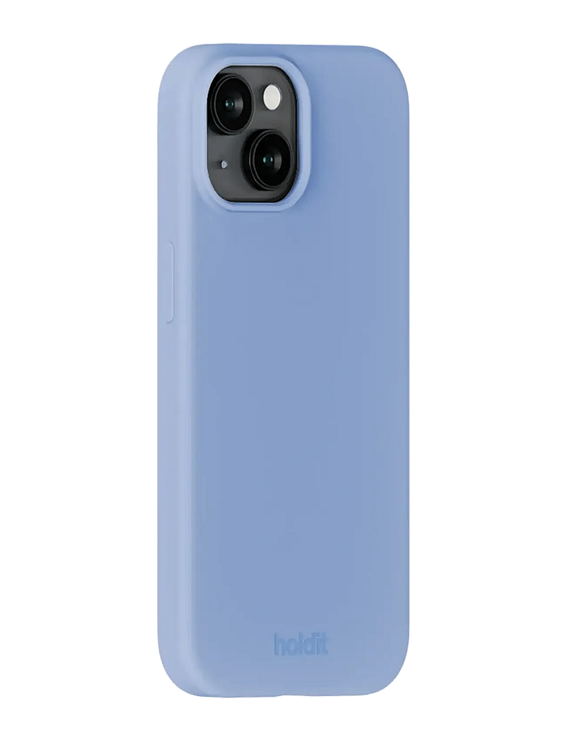 Holdit - Silicone Case iPhone 15 - mobilskal - soft cobalt - 2