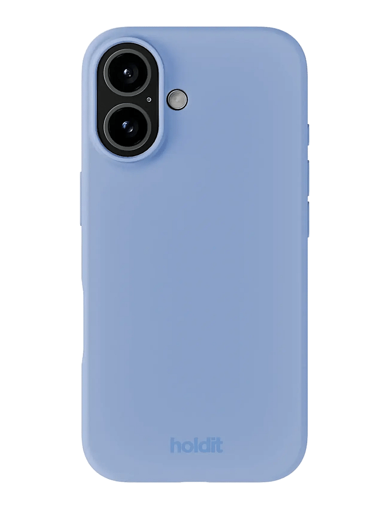 Holdit - Silicone Case iPhone 16 - mobilskal - soft cobalt - 0