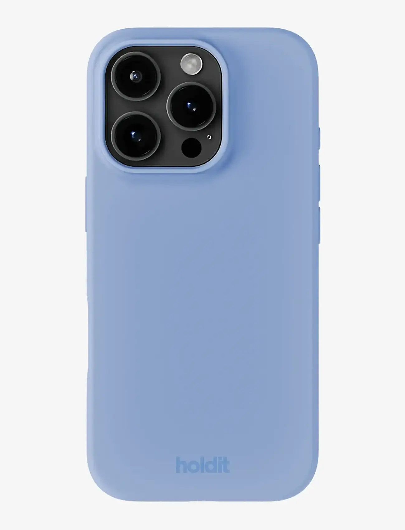 Holdit - Silicone Case iPhone 16 Pro Max - mobilskal - soft cobalt - 0