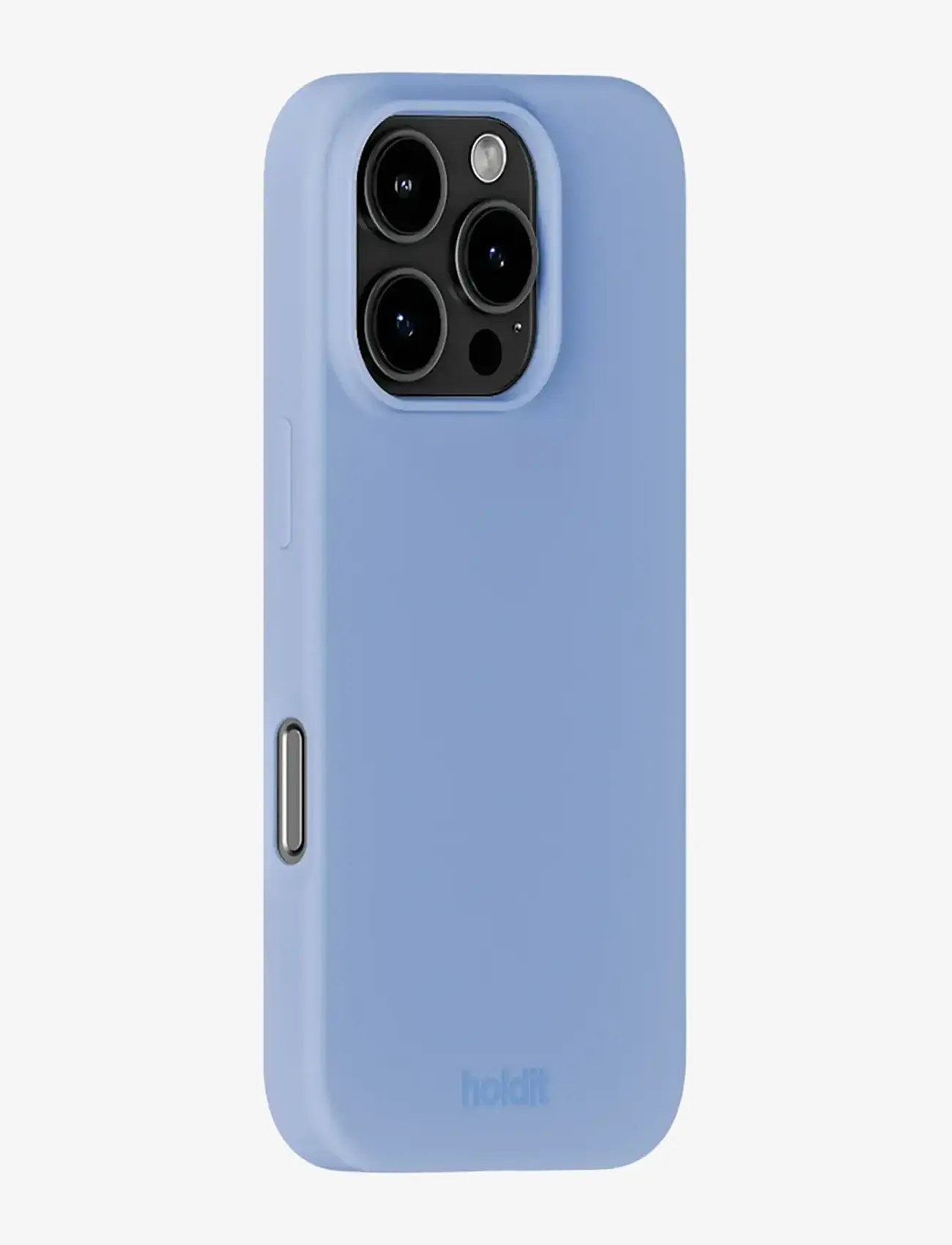 Holdit - Silicone Case iPhone 16 Pro Max - mobilskal - soft cobalt - 1
