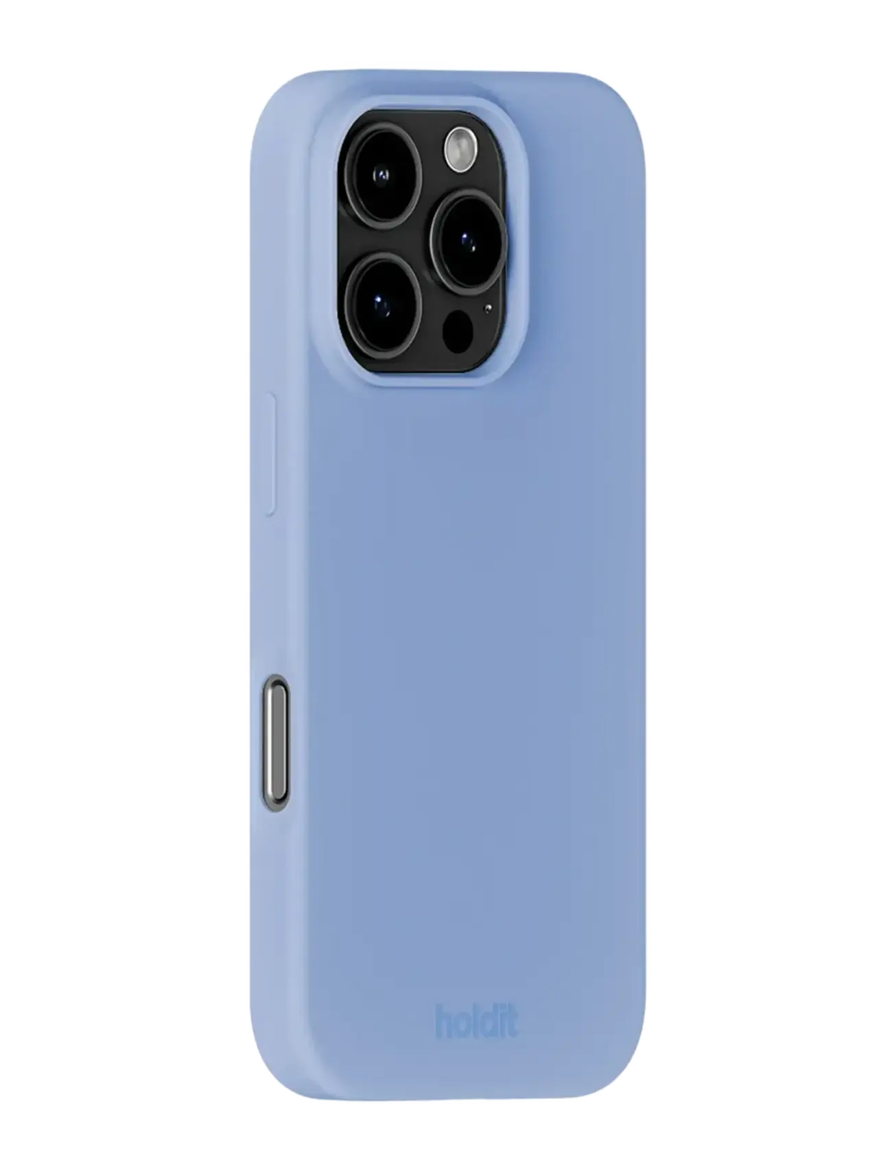 Holdit - Silicone Case iPhone 16 Pro Max - mobiele telefoon hoesjes - soft cobalt - 1