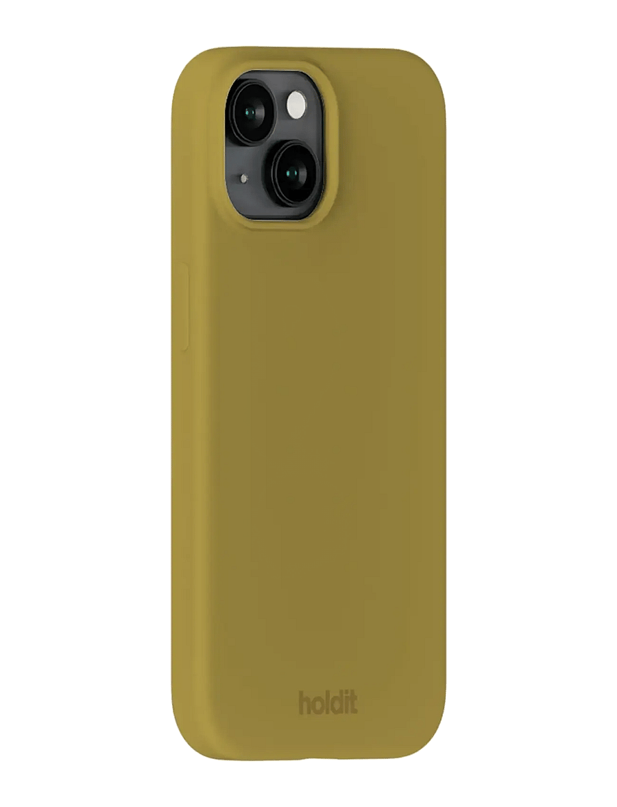 Holdit - Silicone Case iPhone 14/13 - coque de téléphone - warm olive - 2