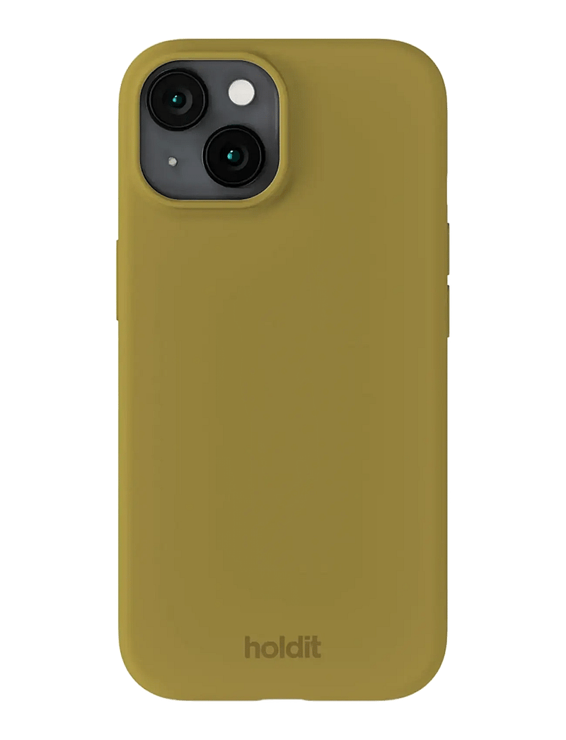 Holdit - Silicone Case iPhone 15 - handycover - warm olive - 0