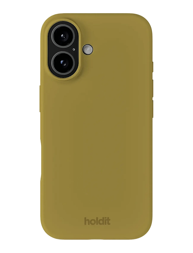Holdit - Silicone Case iPhone 16 - handycover - warm olive - 0