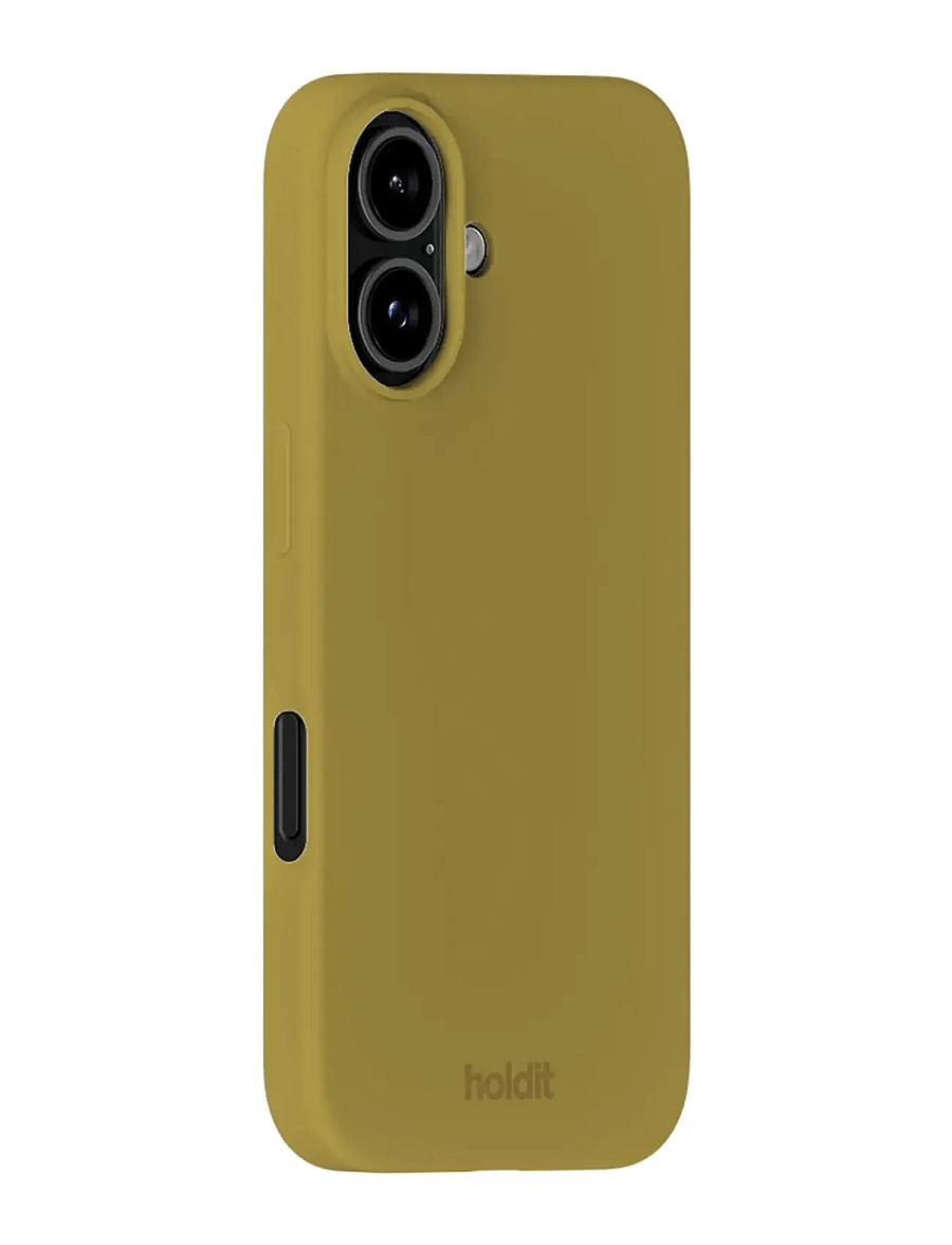 Holdit - Silicone Case iPhone 16 - handyhüllen - warm olive - 1