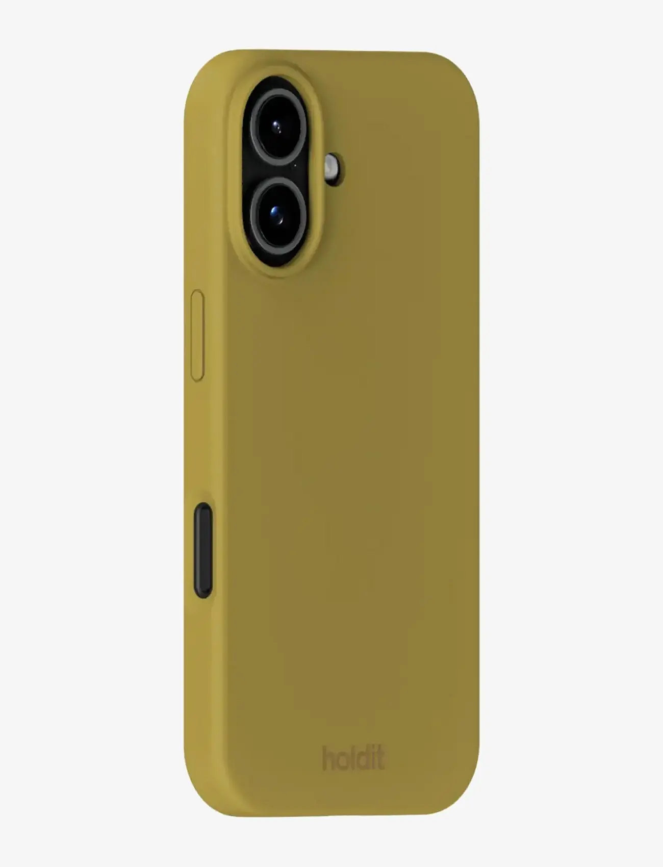 Holdit - Silicone Case iPhone 17 - mobilskal - warm olive - 1