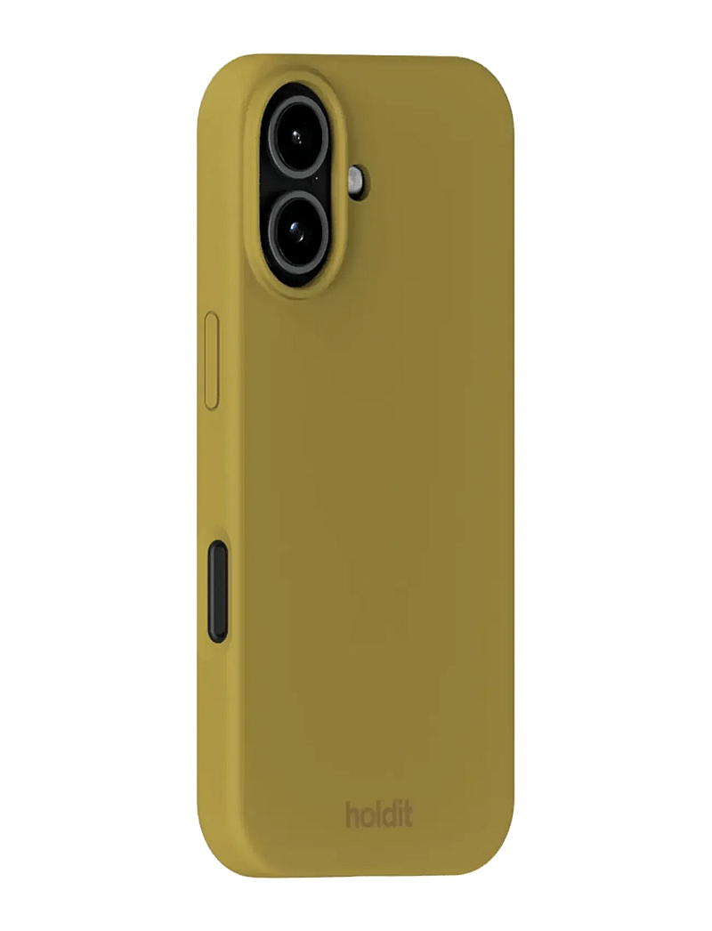 Holdit - Silicone Case iPhone 17 - mobilskal - warm olive - 1