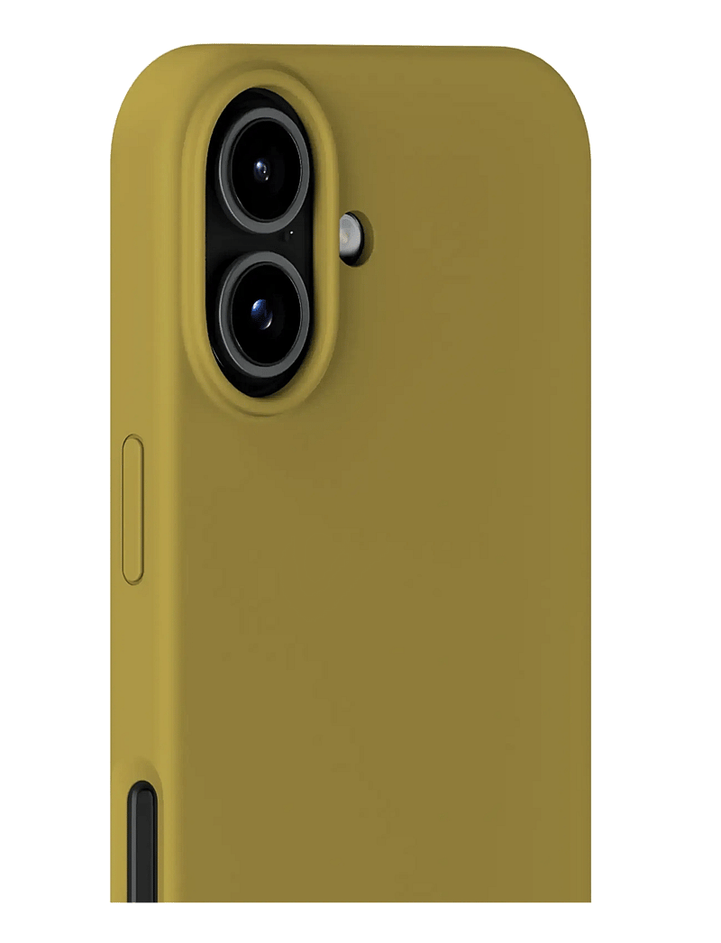 Holdit - Silicone Case iPhone 17 - mobilskal - warm olive - 2