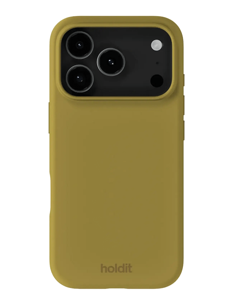 Holdit - Silicone Case iPhone 17 Pro Max - handyhüllen - warm olive - 0