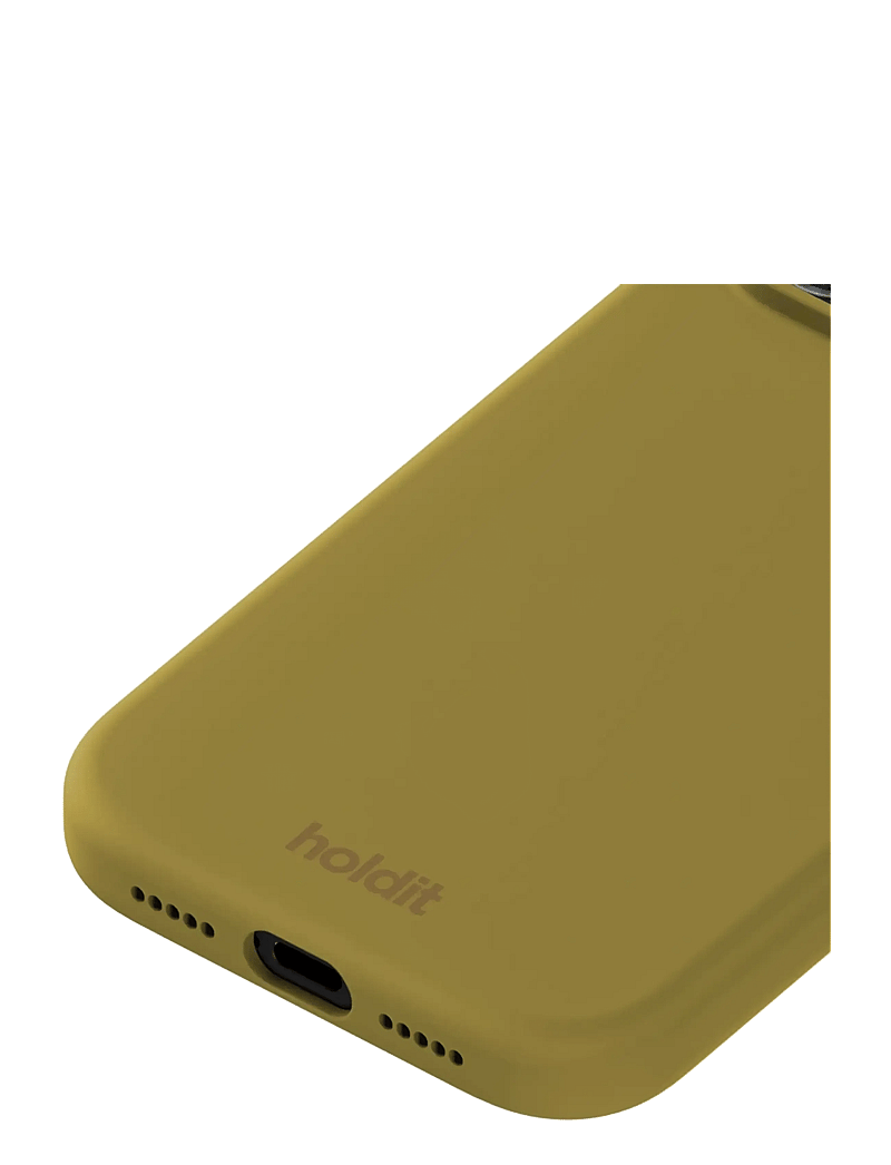 Holdit - Silicone Case iPhone 17 Pro Max - mobilskal - warm olive - 2