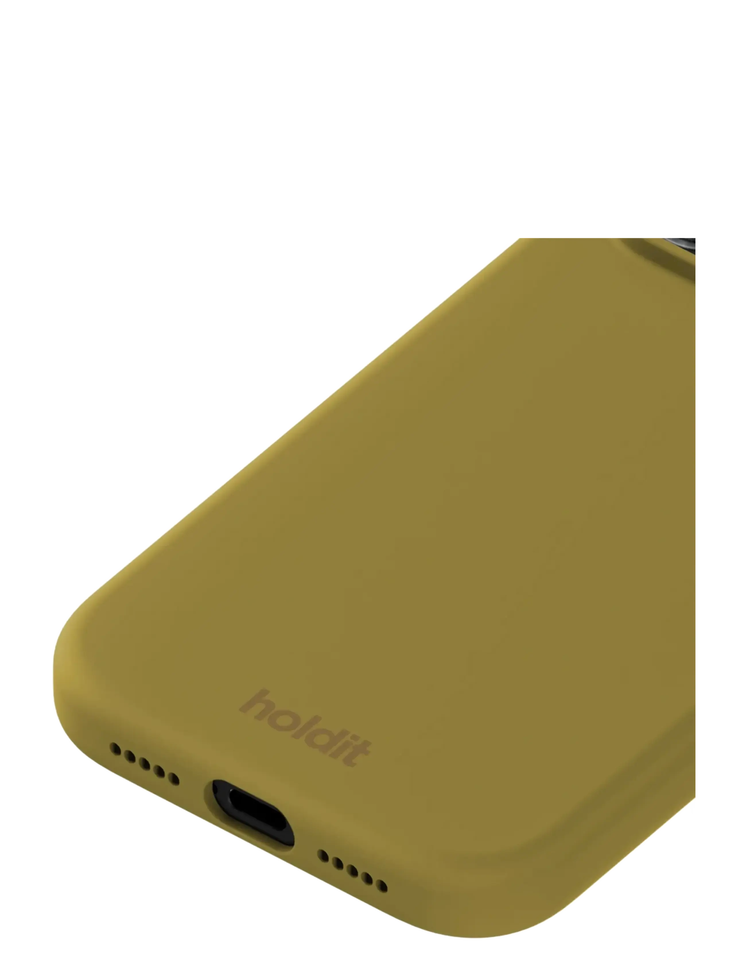 Holdit - Silicone Case iPhone 17 Pro Max - símahulstur - warm olive - 2