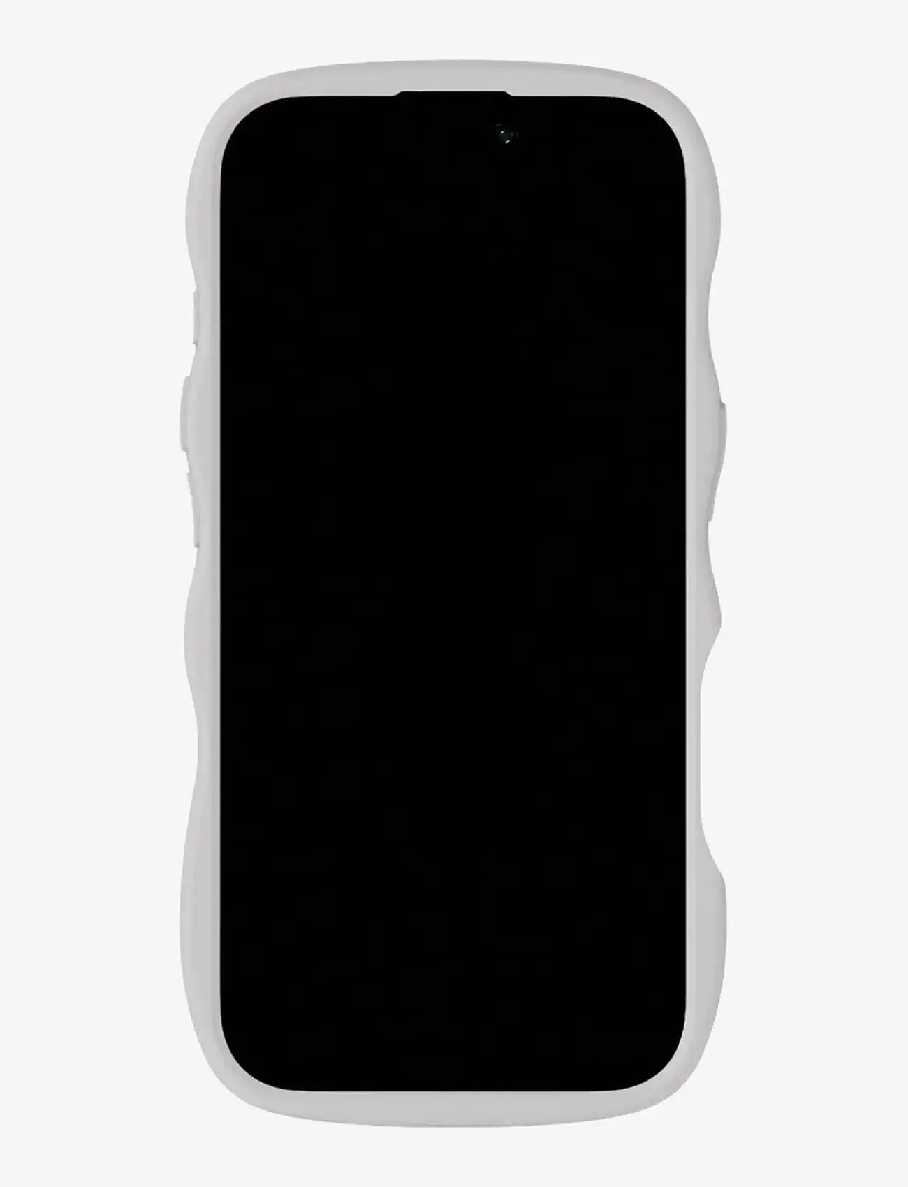 Holdit - Wavy Case iPhone 17 - mobilskal - wool grey/transparent - 1