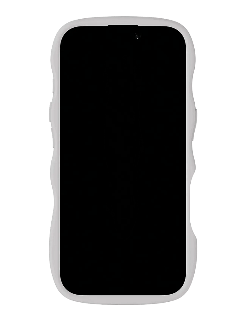 Holdit - Wavy Case iPhone 17 - handycover - wool grey/transparent - 1