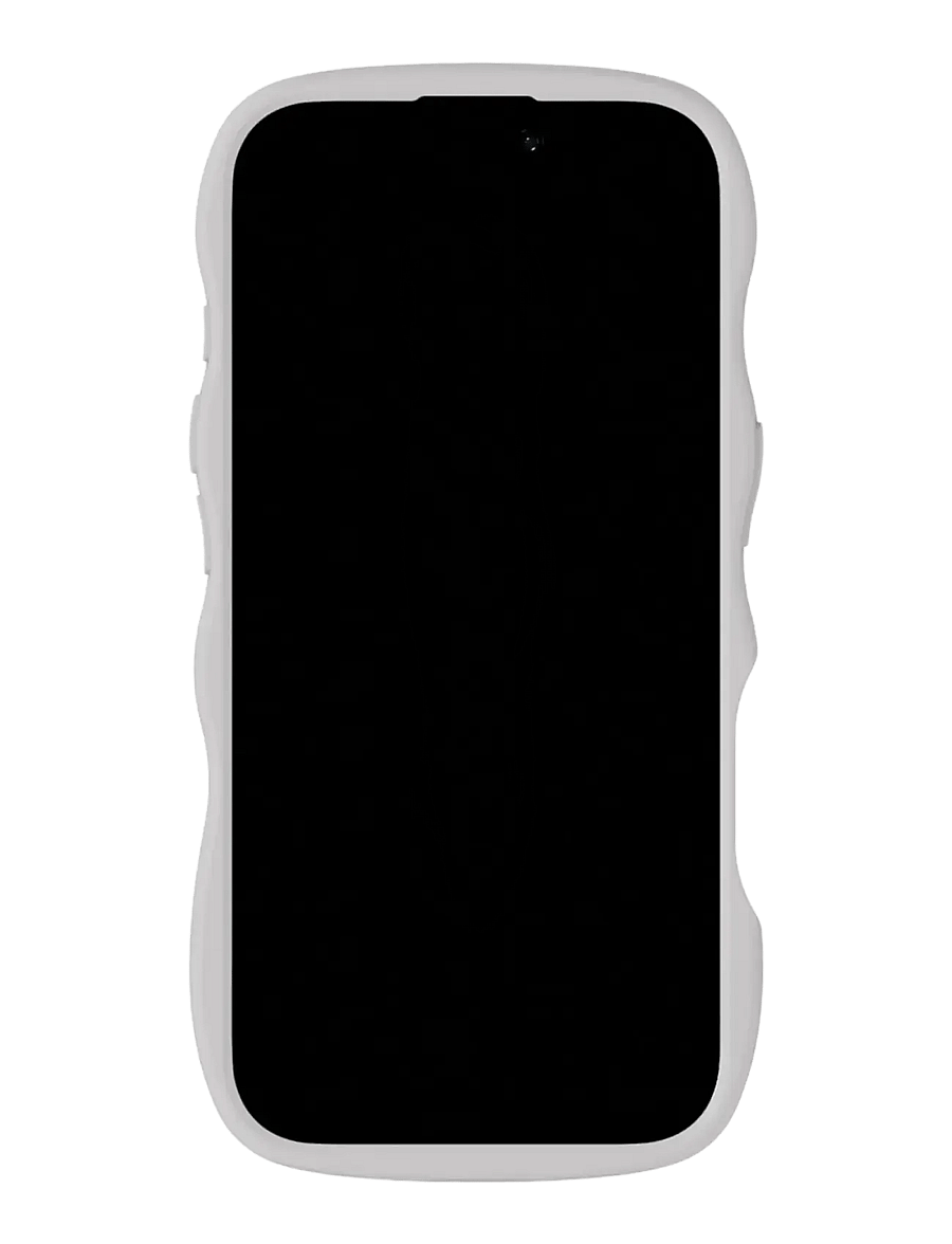 Holdit - Wavy Case iPhone 17 - mobilcovers - wool grey/transparent - 1