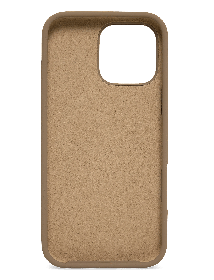 Holdit - Silicone Stand Case iPhone 16 Pro Max Mocha Brown - coque de téléphone - mocha brown - 1