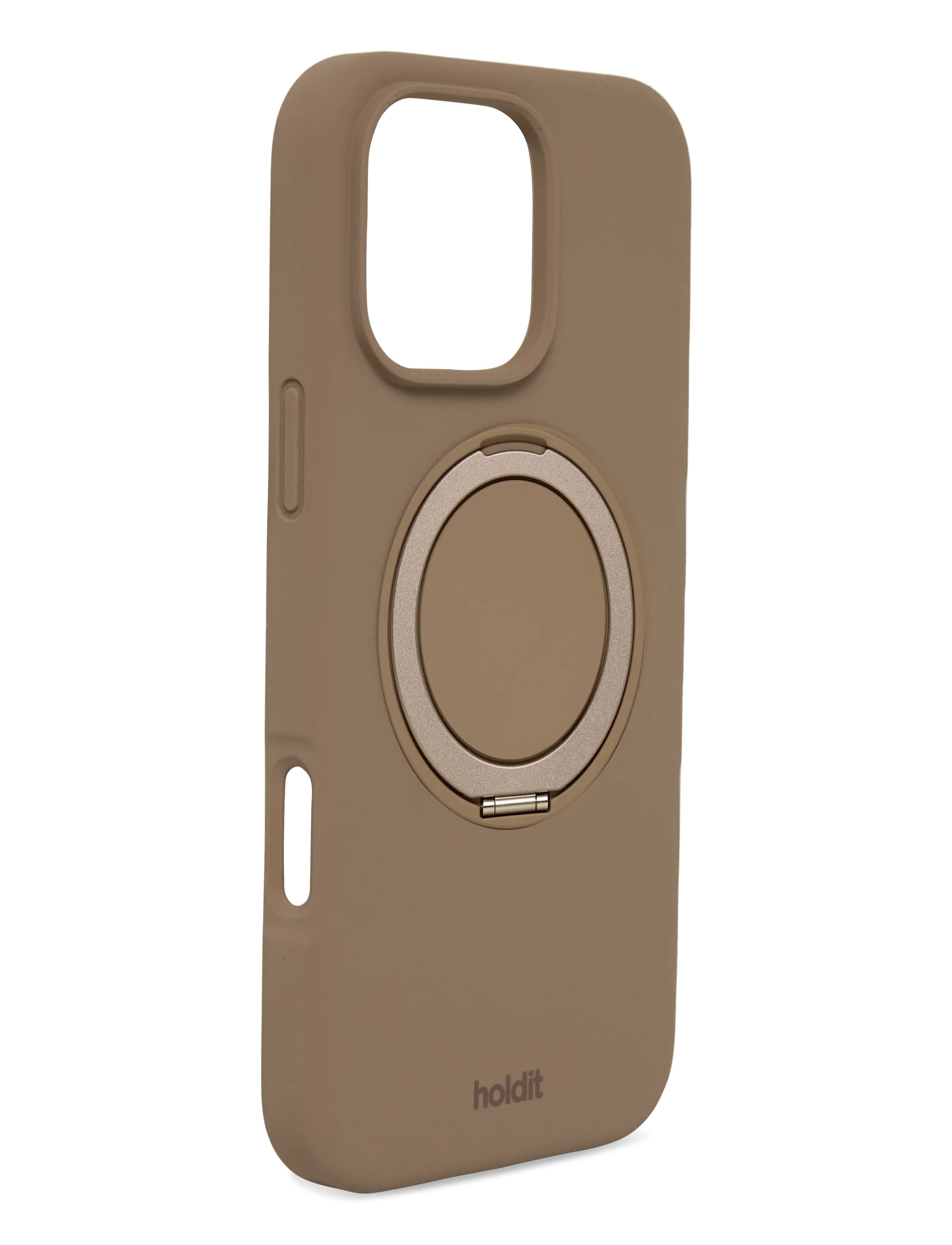 Holdit - Silicone Stand Case iPhone 16 Pro Max Mocha Brown - coque de téléphone - mocha brown - 2