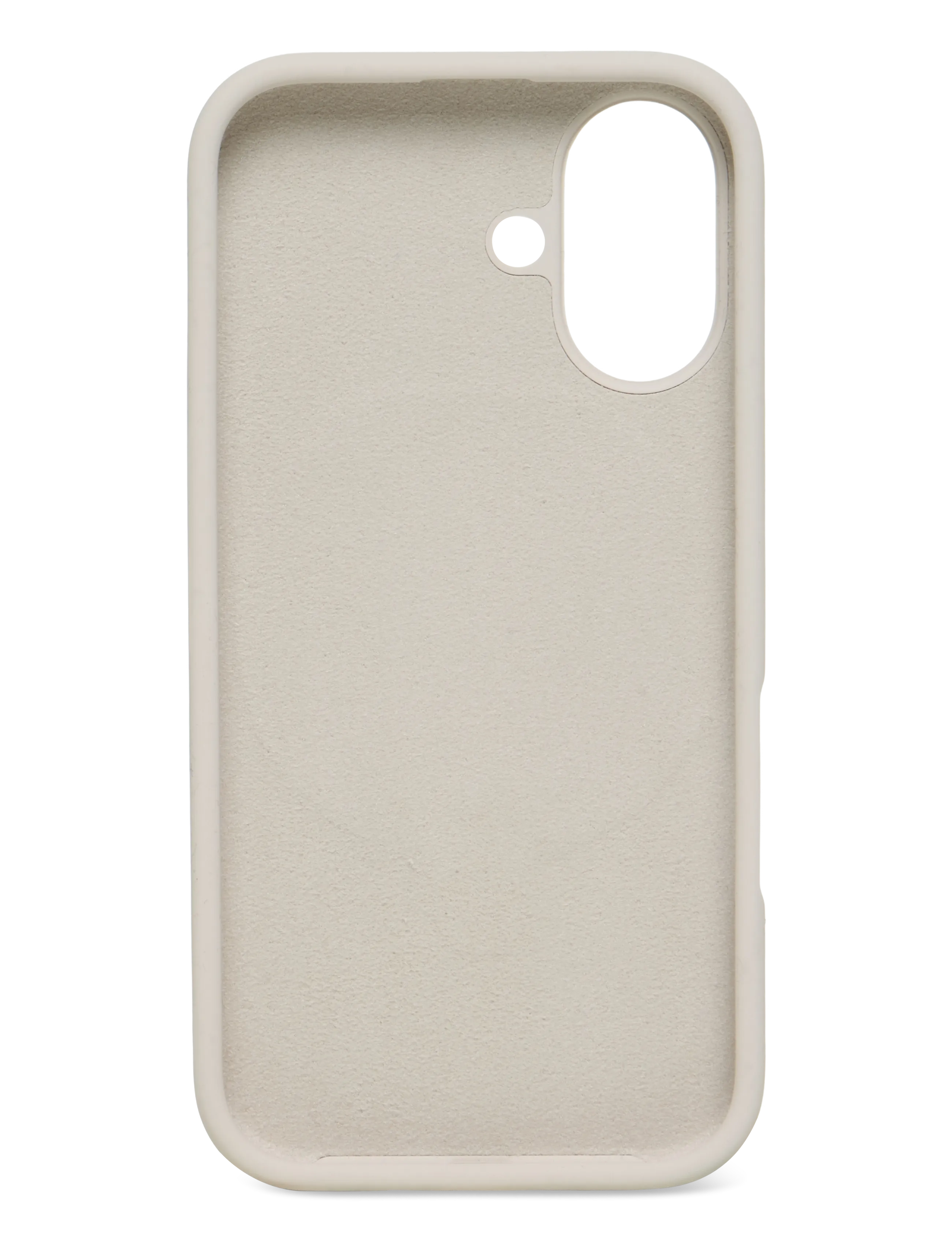 Holdit - Silicone Stand Case iPhone 16 Mocha Brown - mobilcovers - light beige - 1