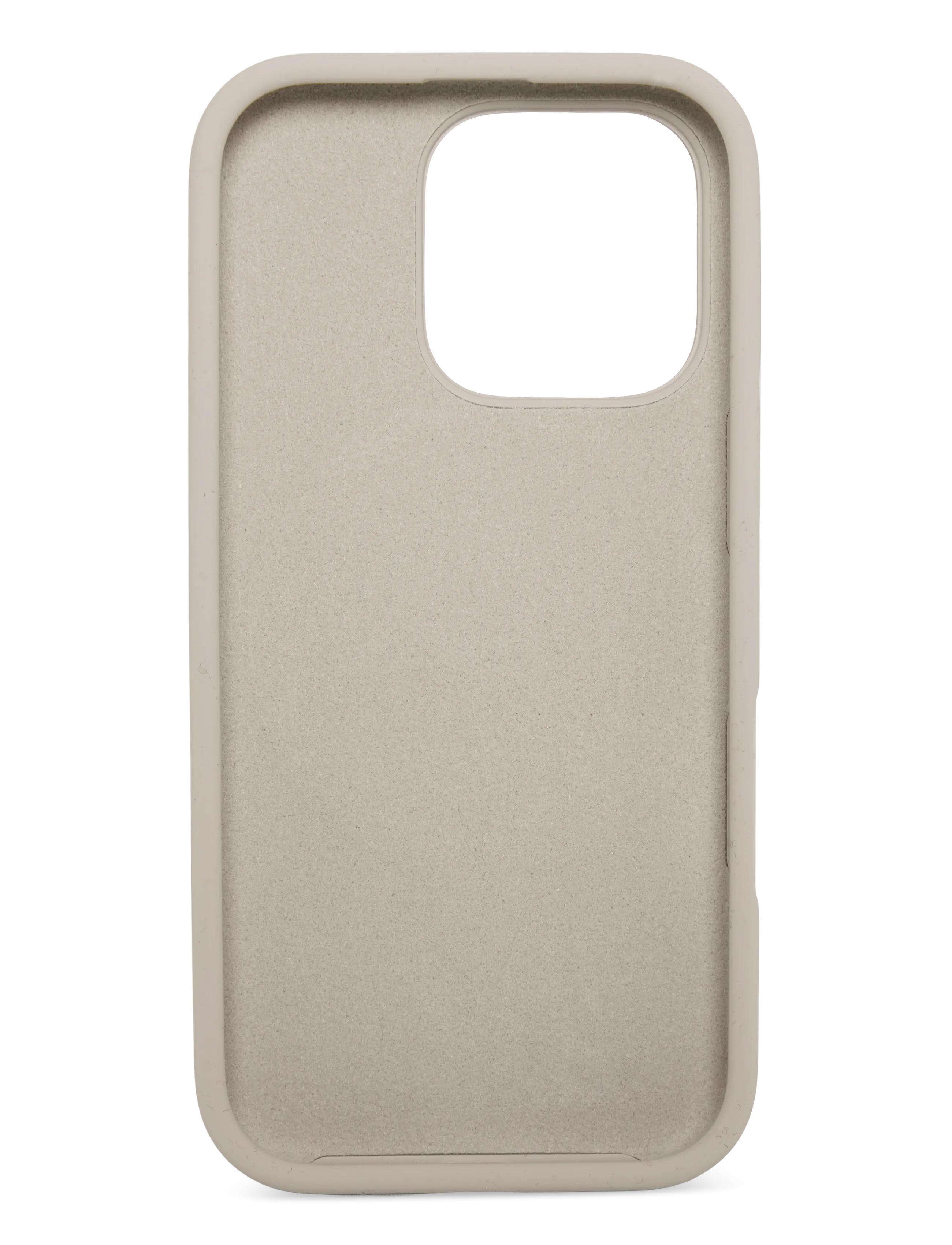 Holdit - Silicone Stand Case iPhone 16 Pro Mocha Brown - handyhüllen - light beige - 1