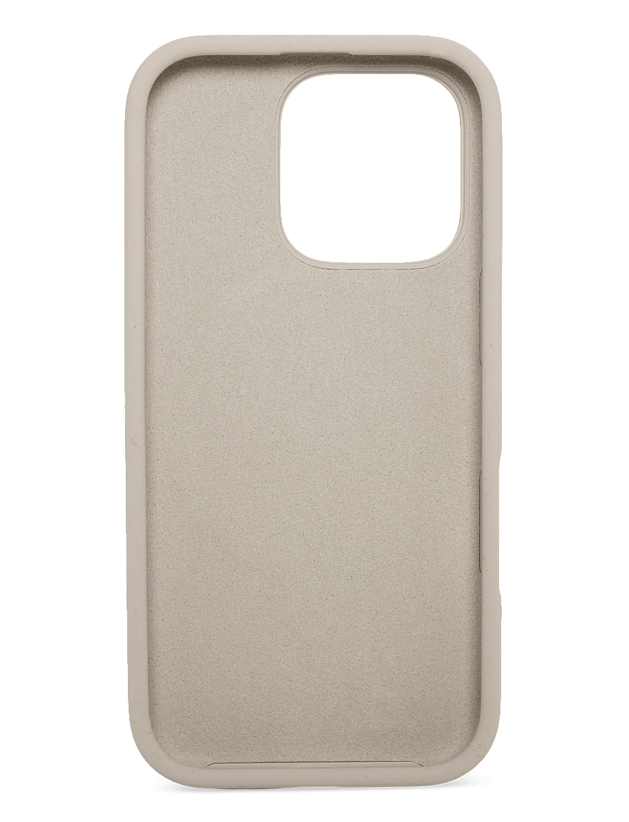 Holdit - Silicone Stand Case iPhone 16 Pro Mocha Brown - handyhüllen - light beige - 1