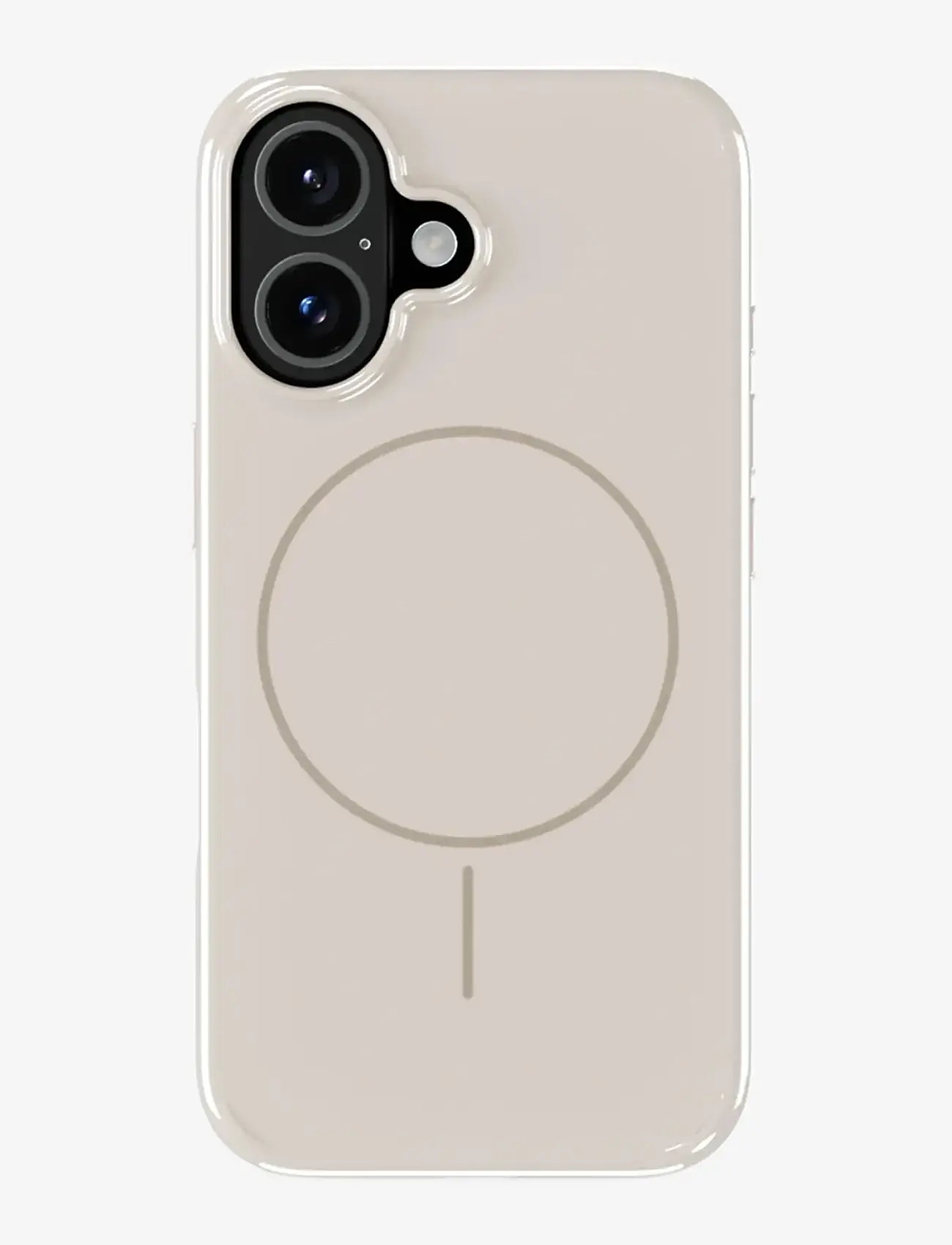 Holdit - Mono Case Magsafe iPhone 16 Light Beige/Beige - mobilskal - light beige/beige - 0