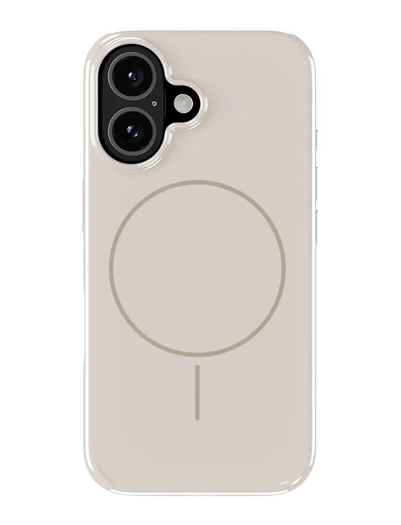 Holdit - Mono Case Magsafe iPhone 16 Light Beige/Beige - mobilskal - light beige/beige - 0