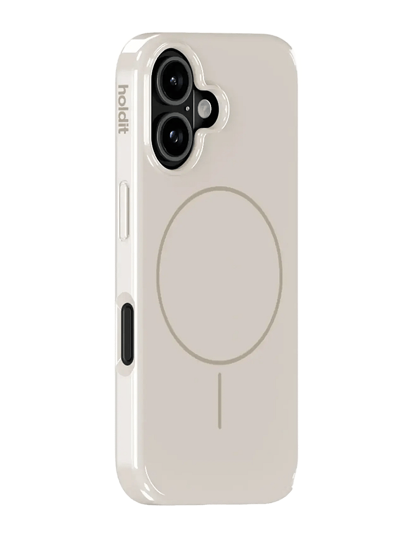 Holdit - Mono Case Magsafe iPhone 16 Light Beige/Beige - mobilskal - light beige/beige - 1