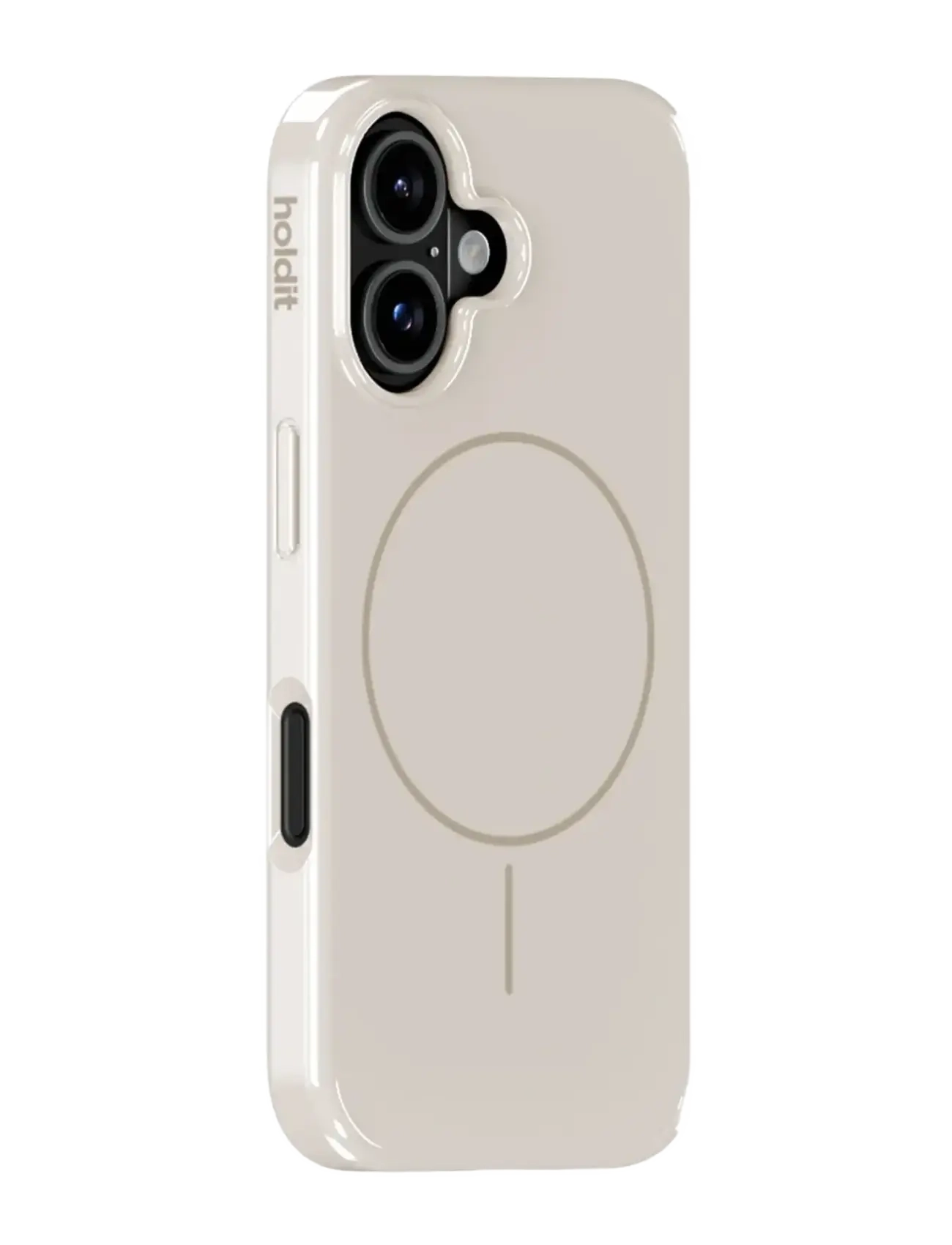 Holdit - Mono Case Magsafe iPhone 16 Light Beige/Beige - símahulstur - light beige/beige - 1