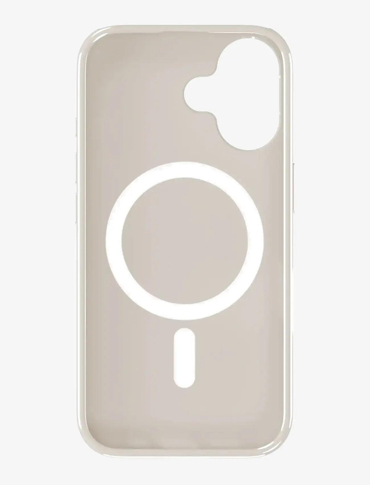 Holdit - Mono Case Magsafe iPhone 16 Light Beige/Beige - mobilskal - light beige/beige - 3