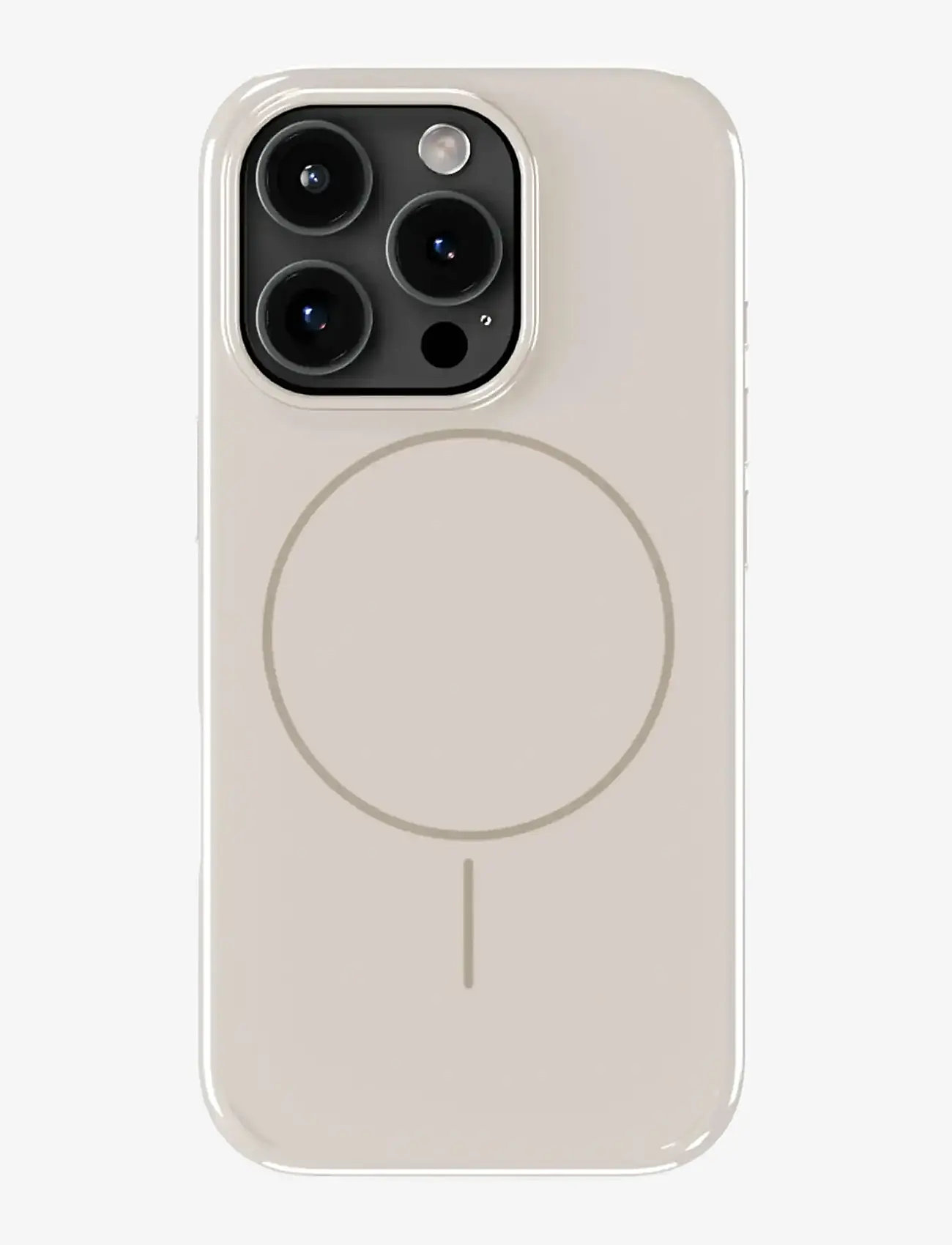 Holdit - Mono Case Magsafe iPhone 16 Pro Light Beige/Beige - mobilskal - light beige/beige - 0