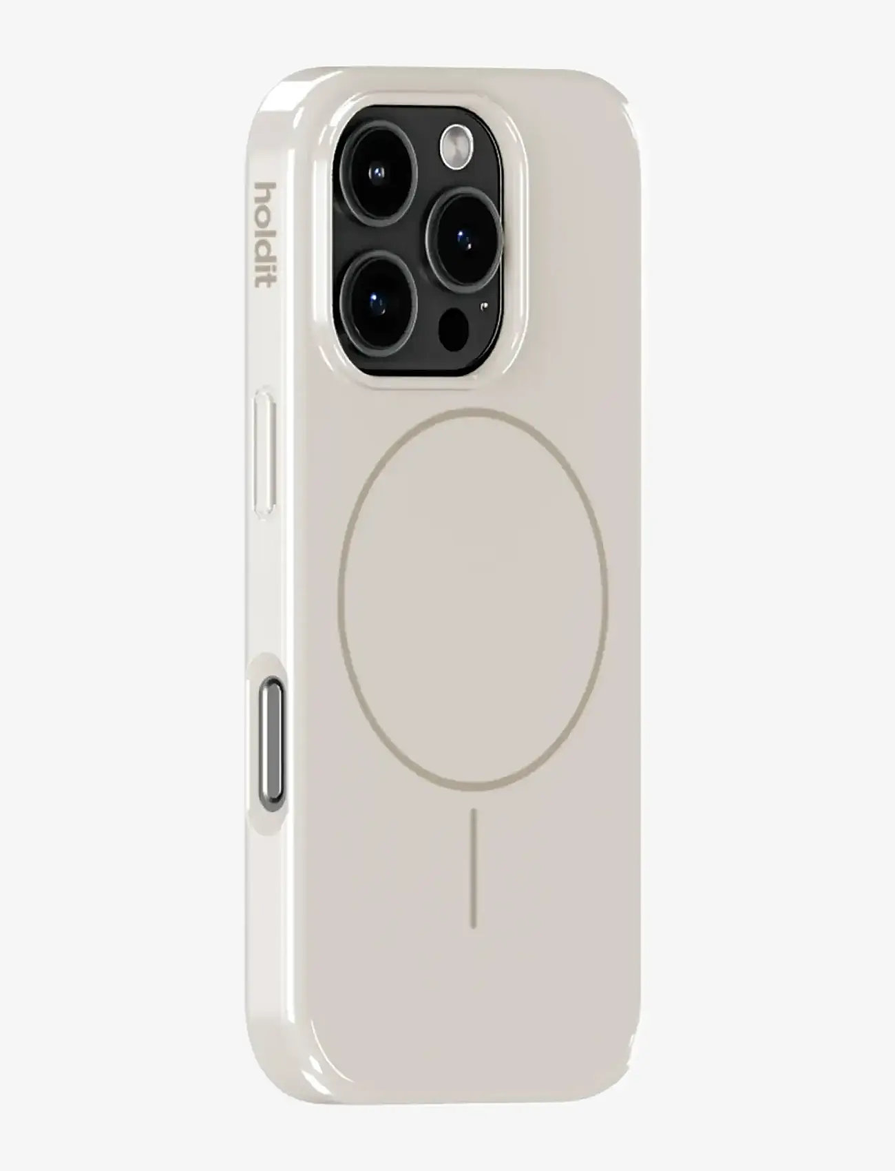 Holdit - Mono Case Magsafe iPhone 16 Pro Light Beige/Beige - mobilskal - light beige/beige - 1