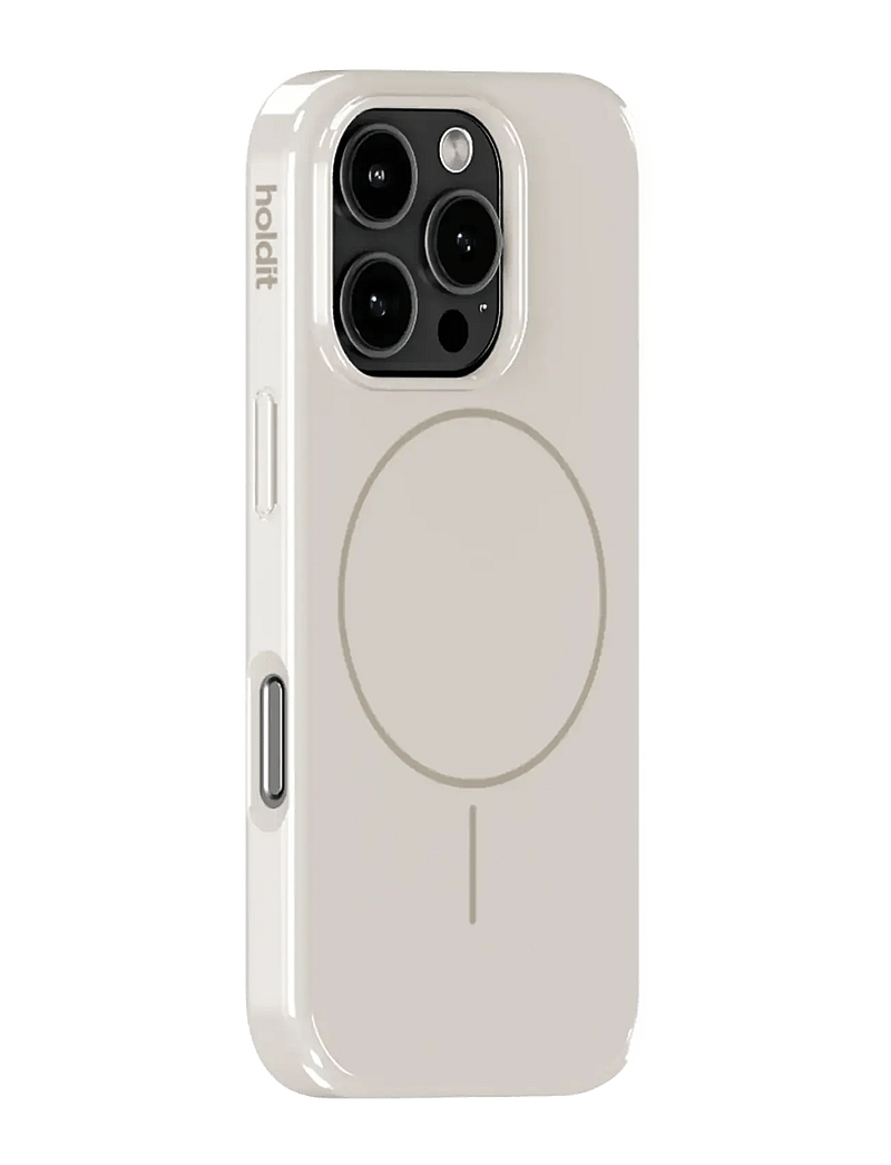 Holdit - Mono Case Magsafe iPhone 16 Pro Light Beige/Beige - mobilskal - light beige/beige - 1
