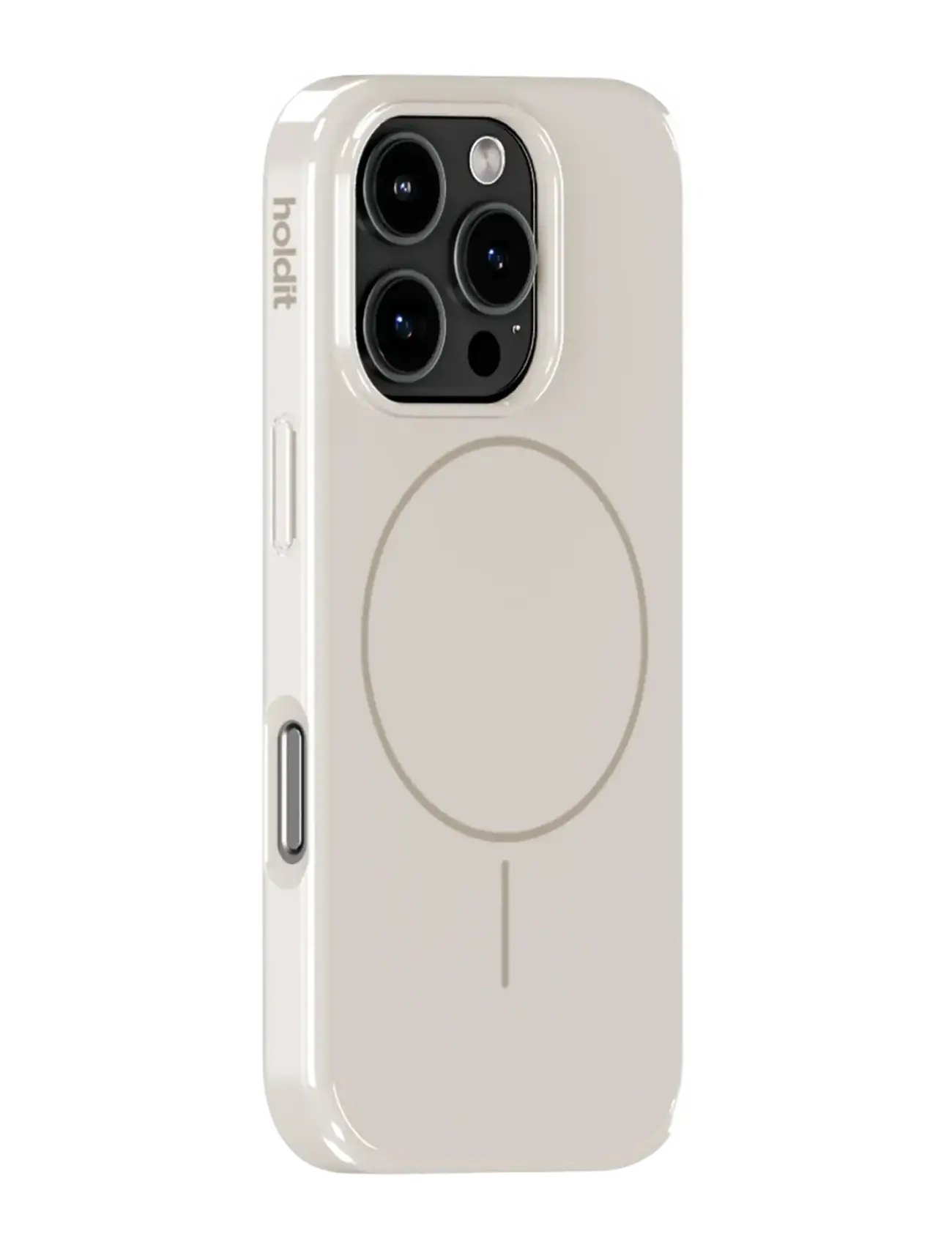 Holdit - Mono Case Magsafe iPhone 16 Pro Light Beige/Beige - mobilcovers - light beige/beige - 1