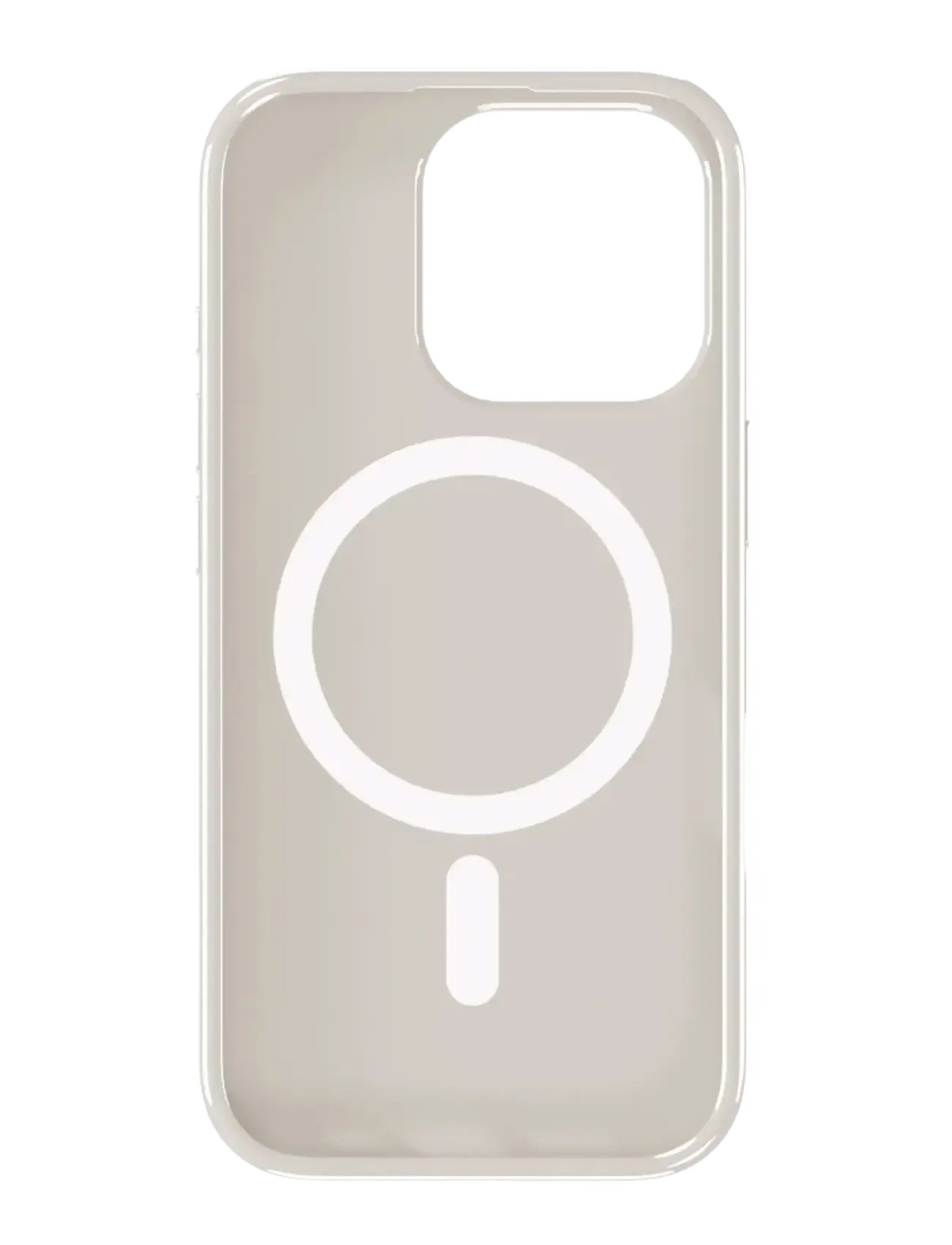 Holdit - Mono Case Magsafe iPhone 16 Pro Light Beige/Beige - mobilcovers - light beige/beige - 2