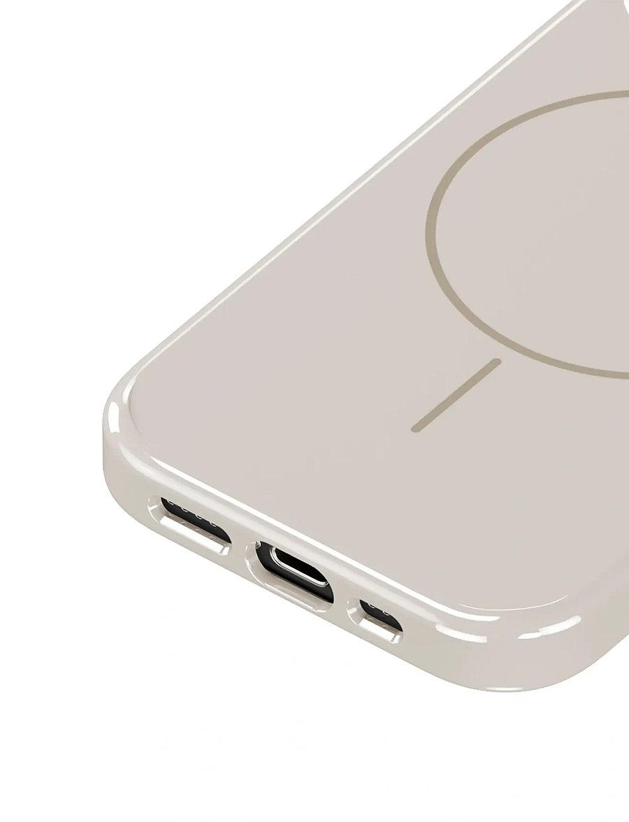 Holdit - Mono Case Magsafe iPhone 16 Pro Light Beige/Beige - mobilcovers - light beige/beige - 3