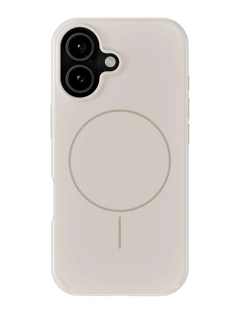 Holdit - Mono Case Magsafe iPhone 17 Light Beige/Beige - mobilskal - light beige/beige - 0
