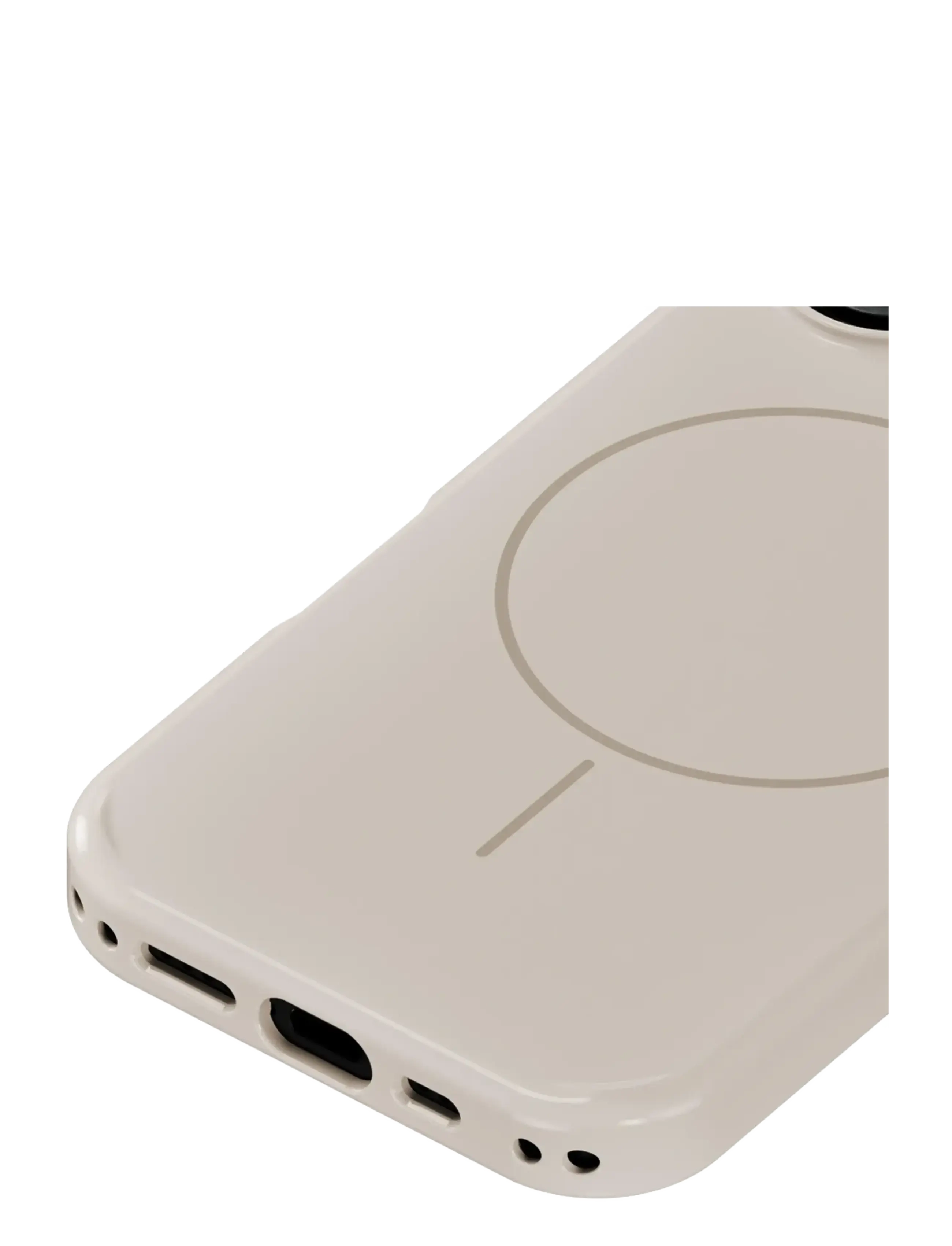 Holdit - Mono Case Magsafe iPhone 17 Light Beige/Beige - handyhüllen - light beige/beige - 2