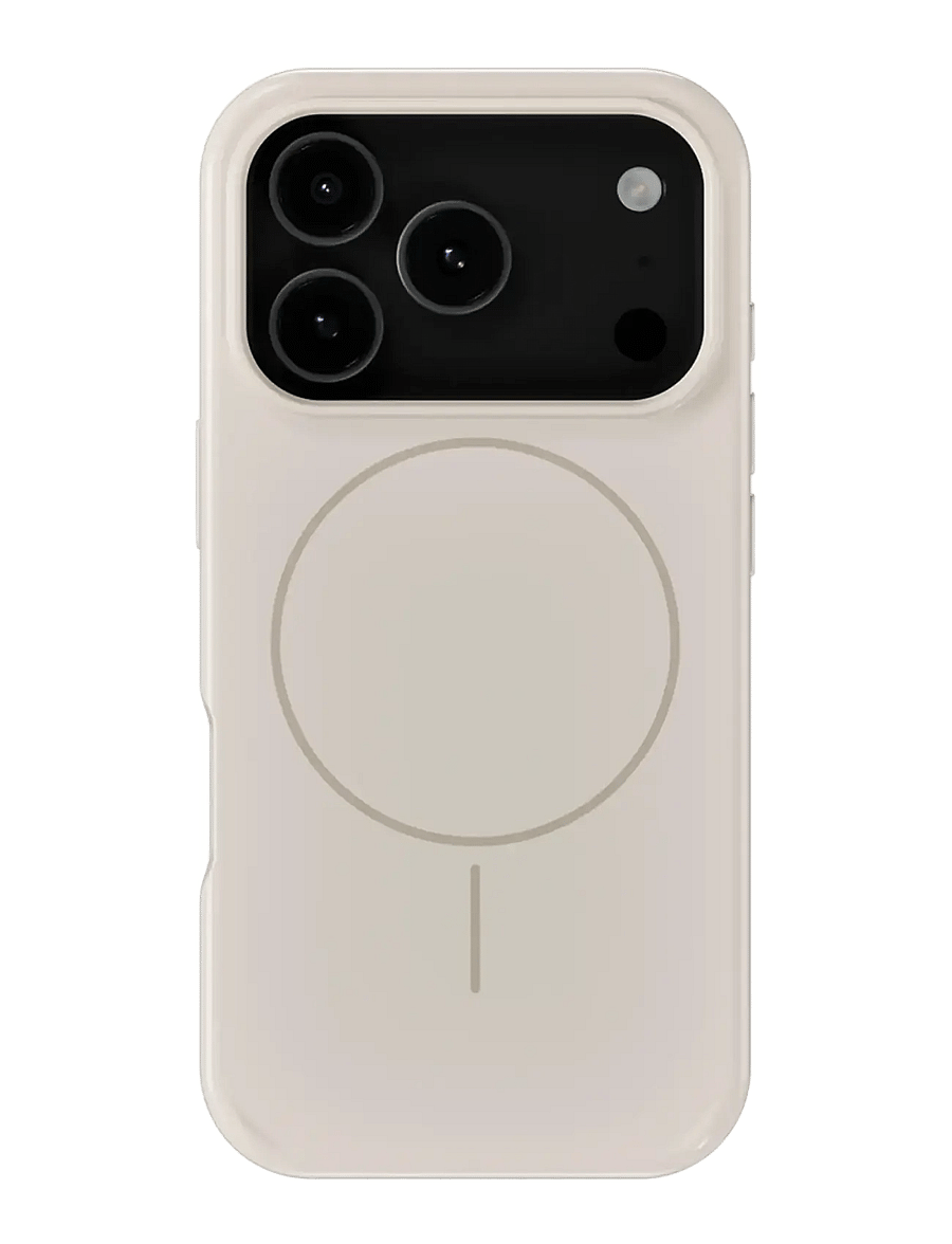 Holdit - Mono Case Magsafe iPhone 17 Pro Light Beige/Beige - mobiele telefoon hoesjes - light beige/beige - 0