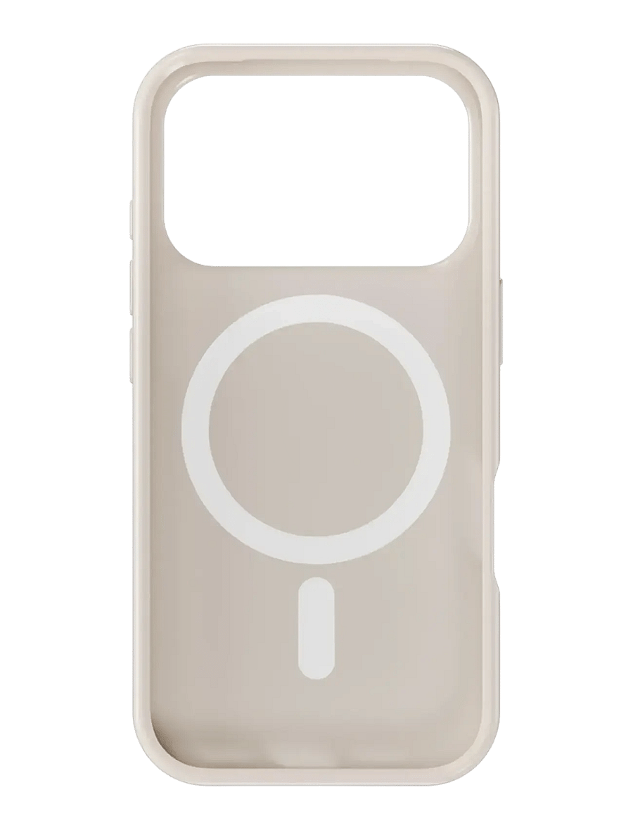 Holdit - Mono Case Magsafe iPhone 17 Pro Light Beige/Beige - mobiele telefoon hoesjes - light beige/beige - 1