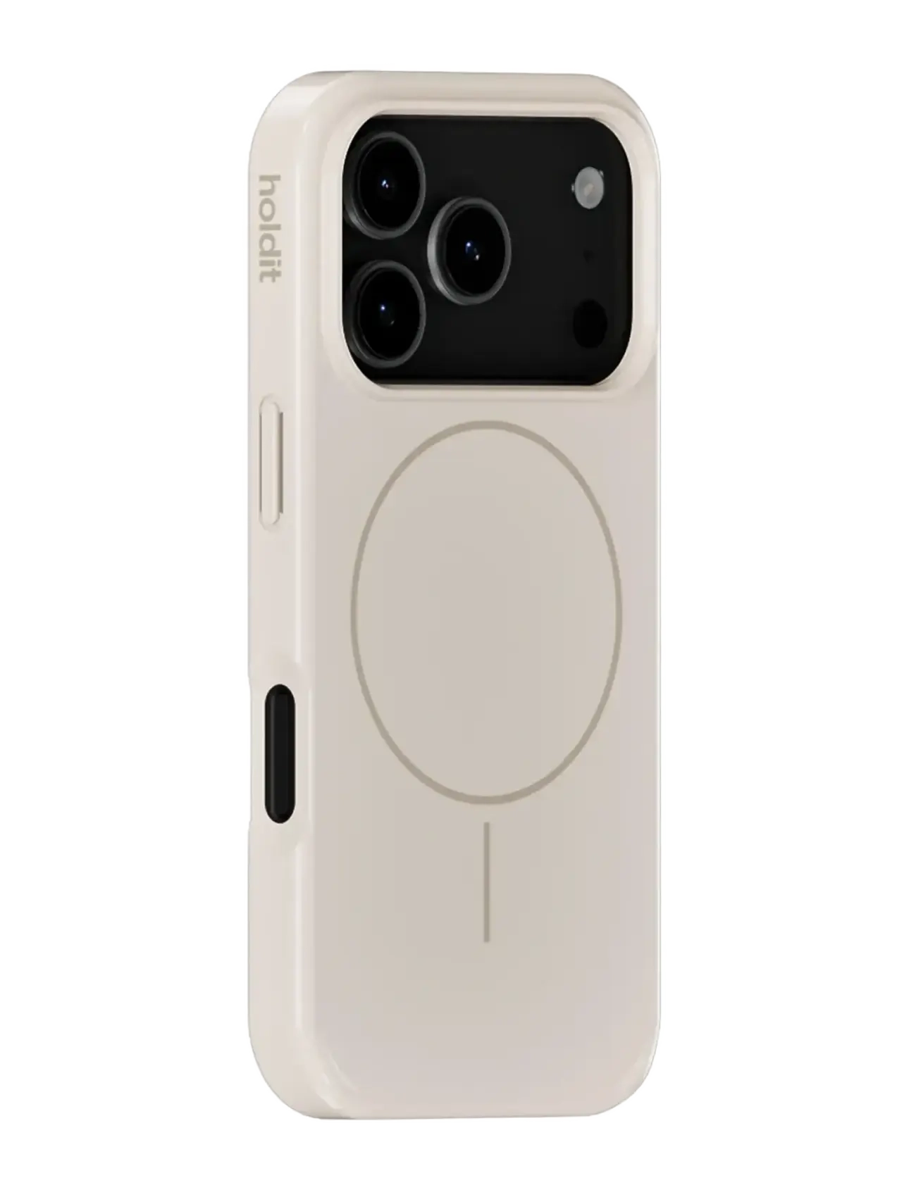 Holdit - Mono Case Magsafe iPhone 17 Pro Light Beige/Beige - mobiele telefoon hoesjes - light beige/beige - 2