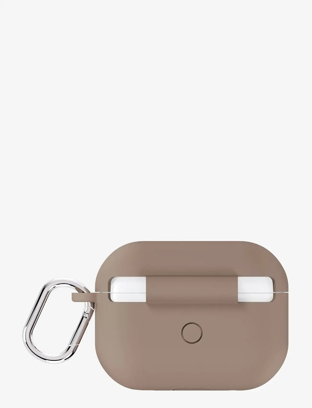 Holdit - Silicone Case Solid AirPods Pro 1&2 - kopfhörertäschchen - mocha brown - 1
