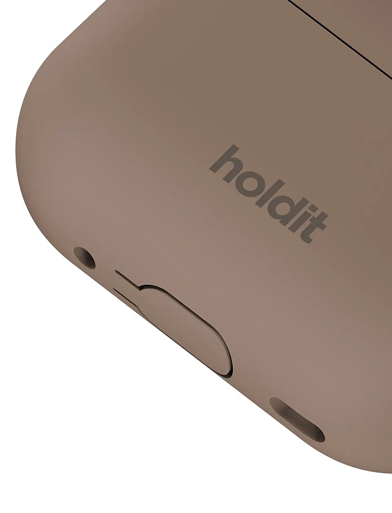 Holdit - Silicone Case Solid AirPods Pro 1&2 - kopfhörertäschchen - mocha brown - 2