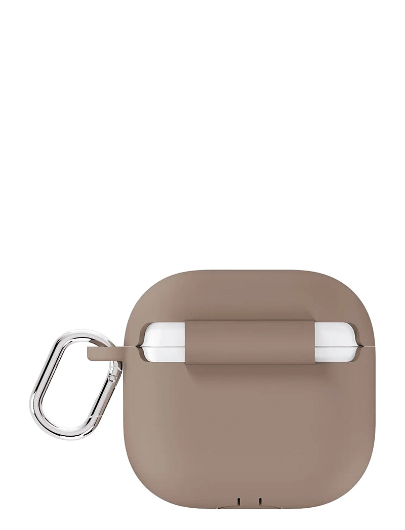 Holdit - Silicone Case Solid AirPods 4 - kopfhörertäschchen - mocha brown - 1