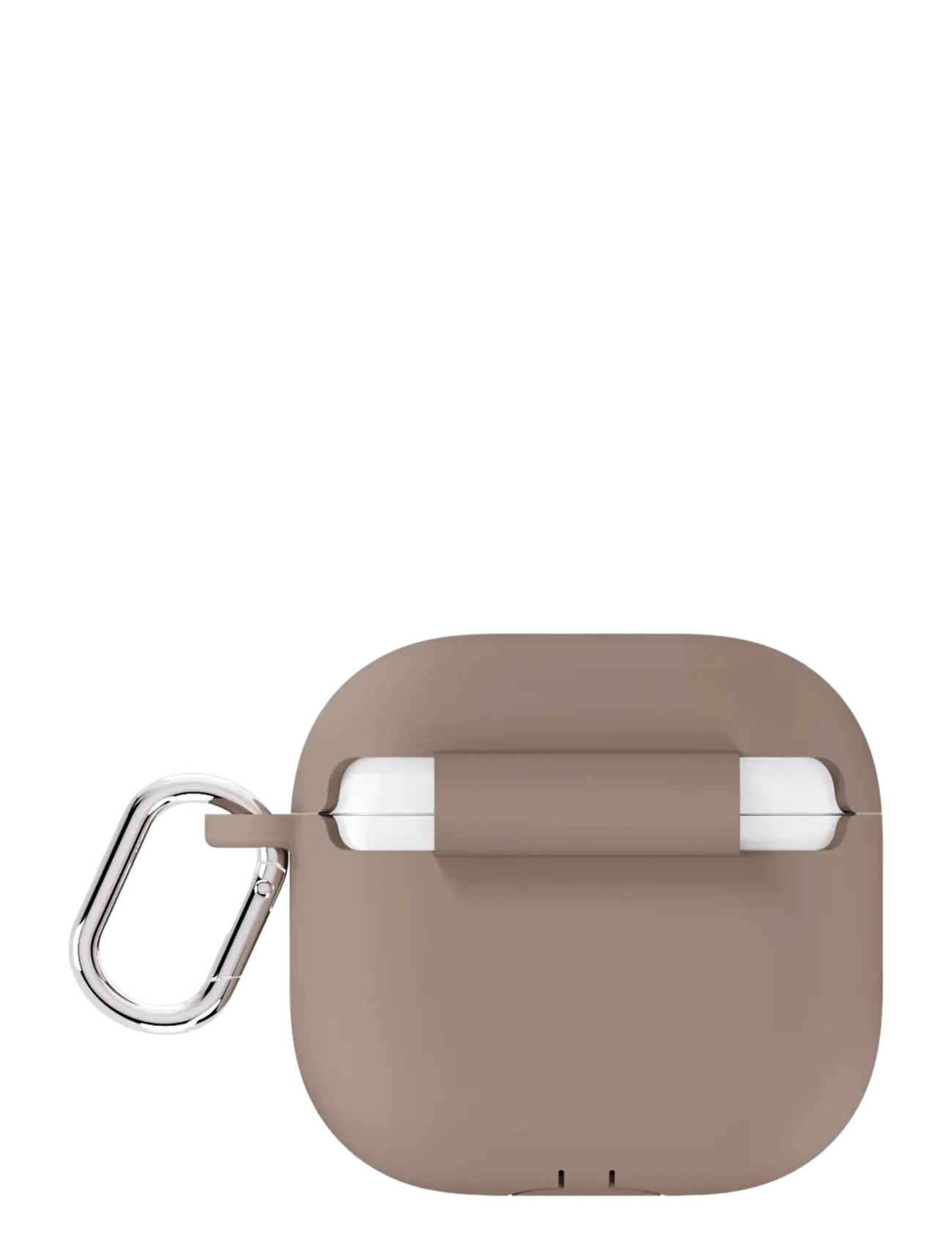 Holdit - Silicone Case Solid AirPods 4 - airpods cases - mocha brown - 1