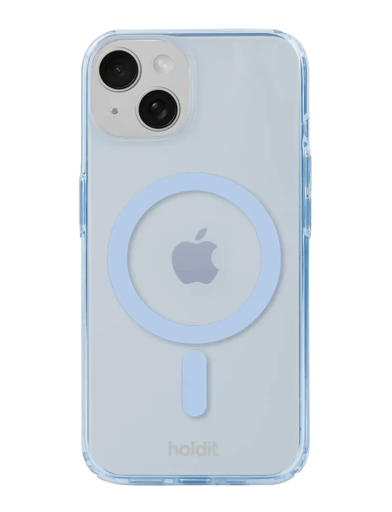 Holdit Transparent Case Magsafe iPhone 15/14/13 Mineral Blue - Mobilcovers - MINERAL BLUE / blue