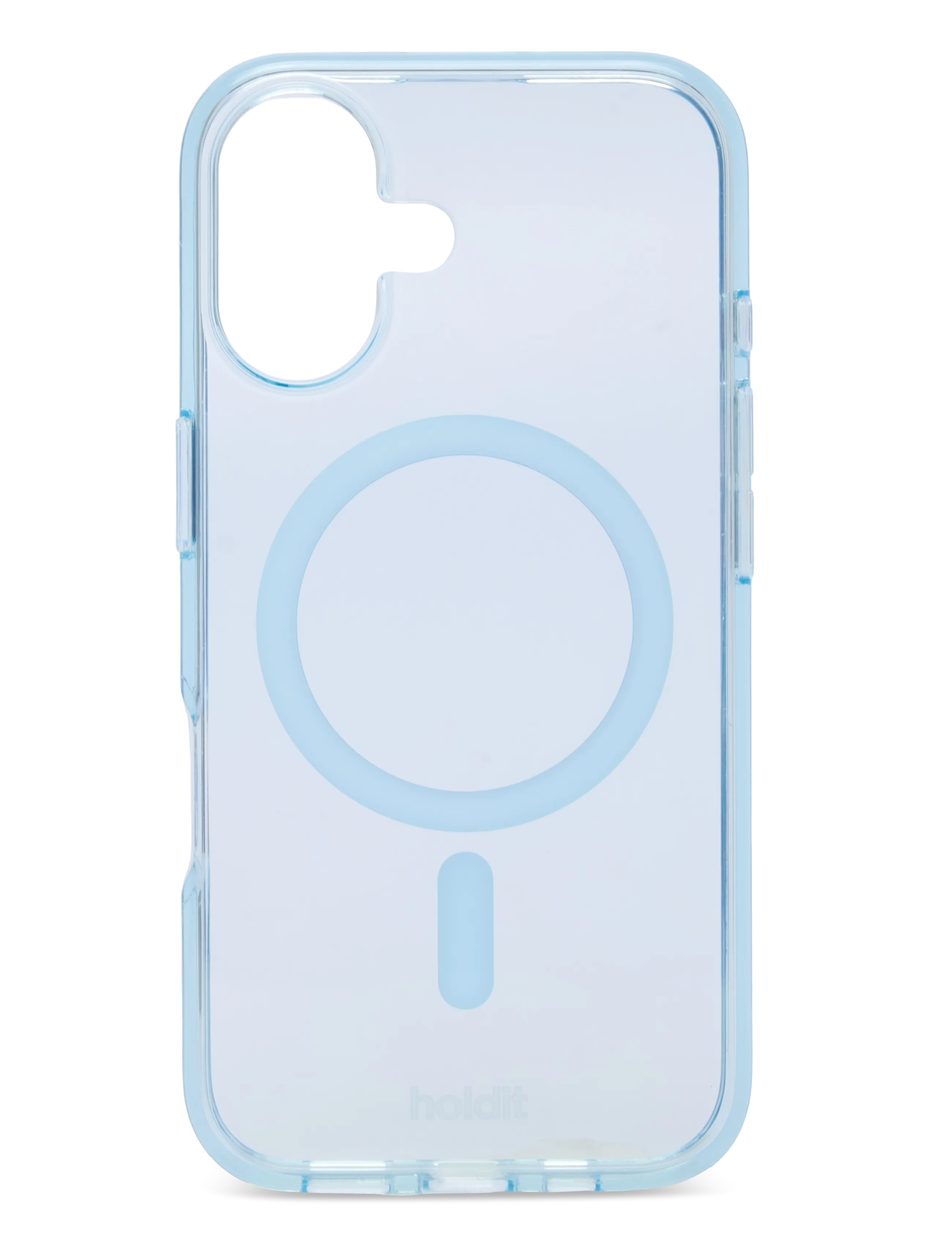 Holdit Transparent Case Magsafe Iphone 16 Mineral Blue, Kvinder, Gennemsigtigt MagSafe Telefoncover, Blå, Str: IPHONE 16
