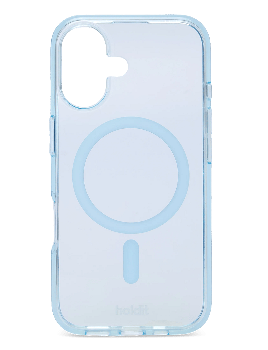 Holdit - Transparent Case Magsafe iPhone 16 Mineral Blue - mineral blue - 0