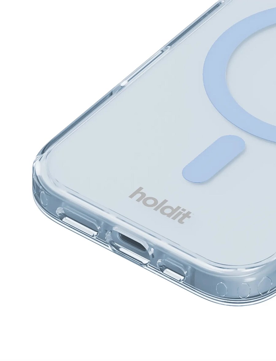 Holdit - Transparent Case Magsafe iPhone 16 Mineral Blue - mobilskal - mineral blue - 3