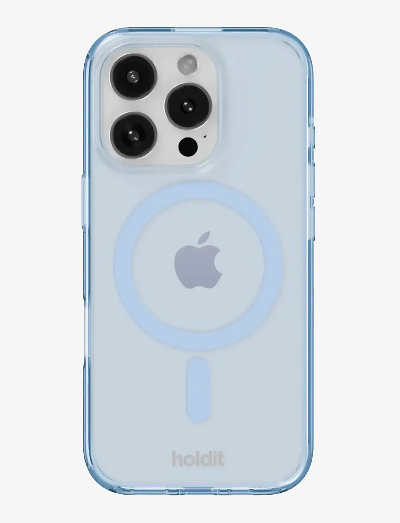 Holdit - Transparent Case Magsafe iPhone 16 Pro Mineral Blue - mobilcovers - mineral blue - 0