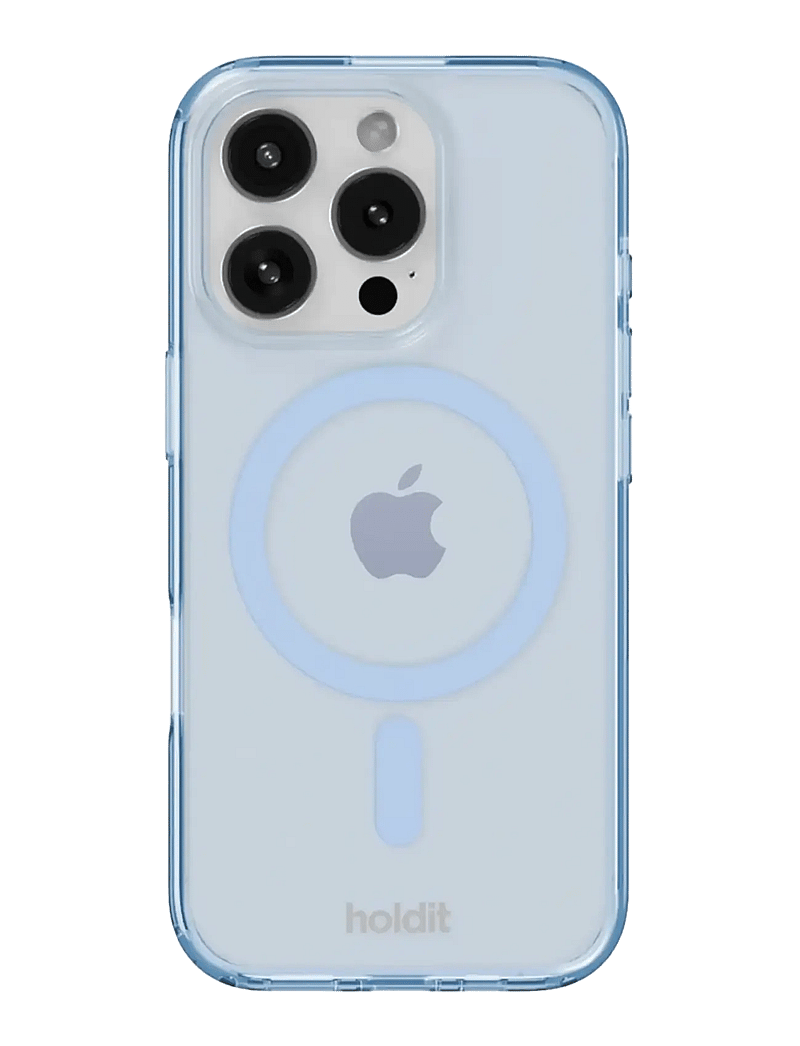 Holdit - Transparent Case Magsafe iPhone 16 Pro Mineral Blue - mobilcovers - mineral blue - 0